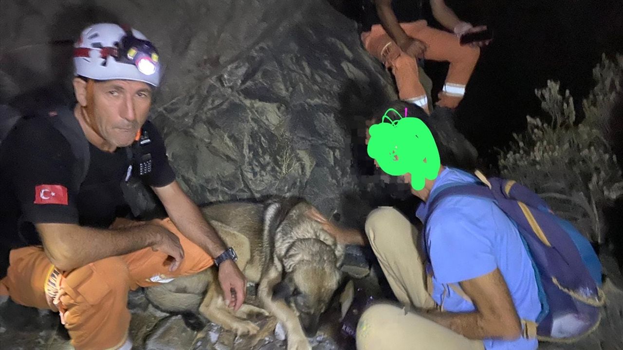 Dağlık alanda kaybolan kişi kurtarıldı